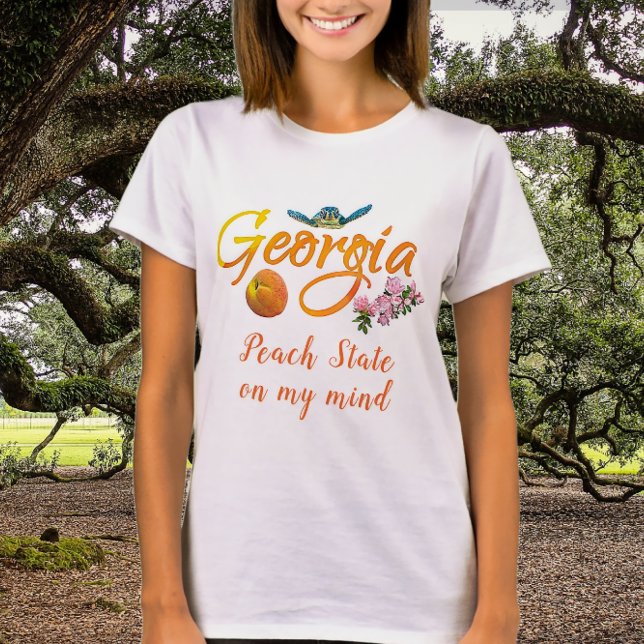 Georgia Peach State on my Mind T-Shirt (Skapare uppladdad)