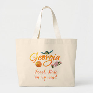 Georgia Peach State på min insikt Jumbo Tygkasse