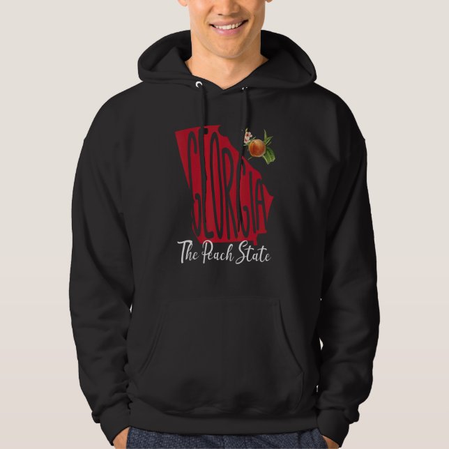 Georgia Peach State Southern Pride Home Grown Livi Hoodie (Framsida)
