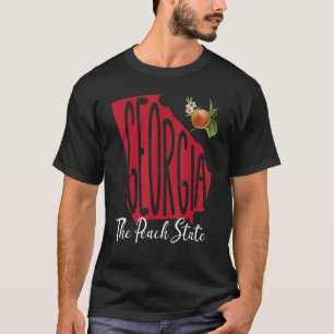 Georgia Peach State Southern Pride Home Grown Livi T Shirt