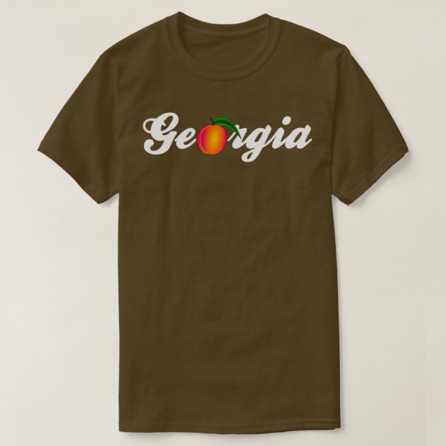 Georgia Peach State T Shirt (Design framsida)