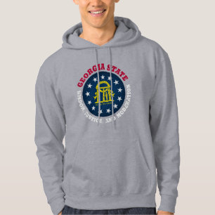 GEORGIA PEACH STATLIG FLAGGA HOODIE