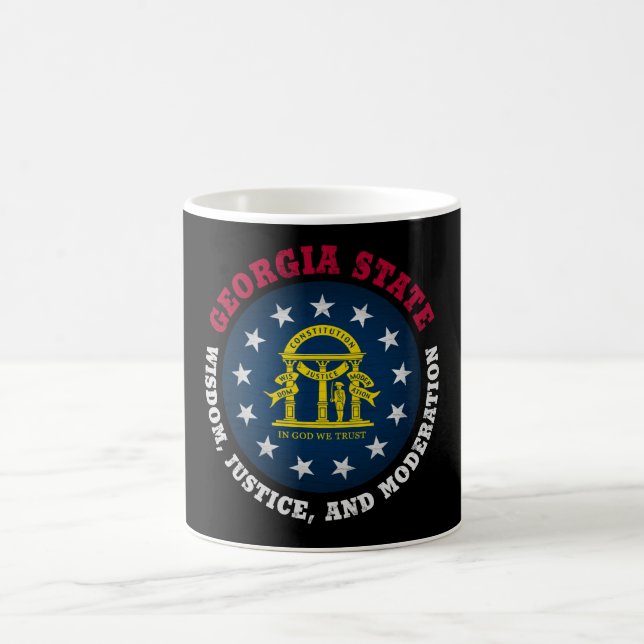 GEORGIA PEACH STATLIG FLAGGA KAFFEMUGG (Center)