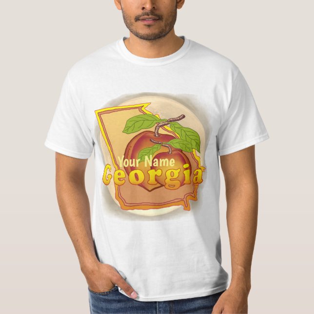 Georgia Peach T Shirt (Framsida)