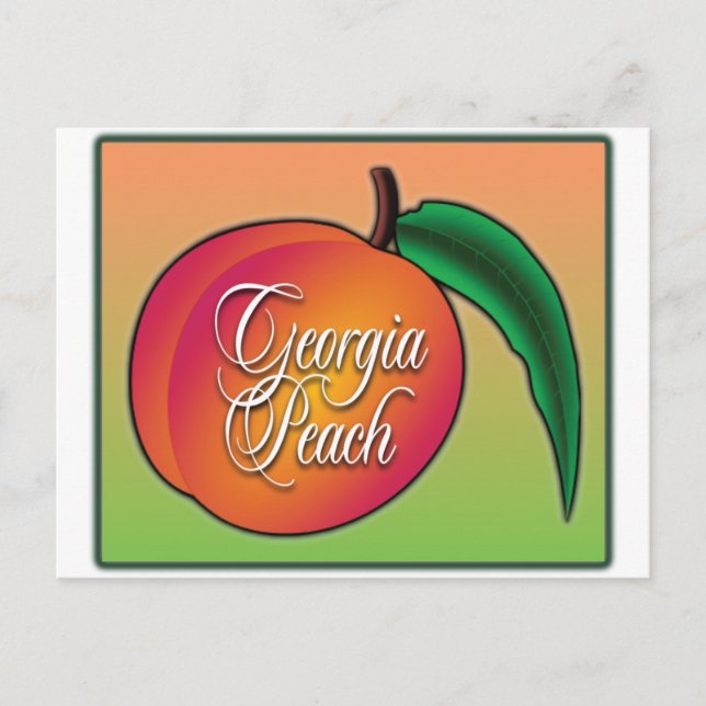 Georgia Peach Vykort (Framsida)