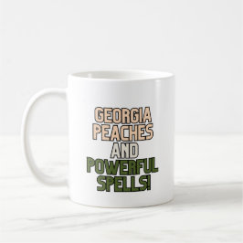 Georgia Peacher and Georgia Witches Witchy Humor Kaffemugg