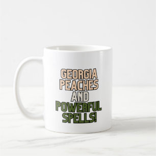 Georgia Peacher and Georgia Witches Witchy Humor Kaffemugg
