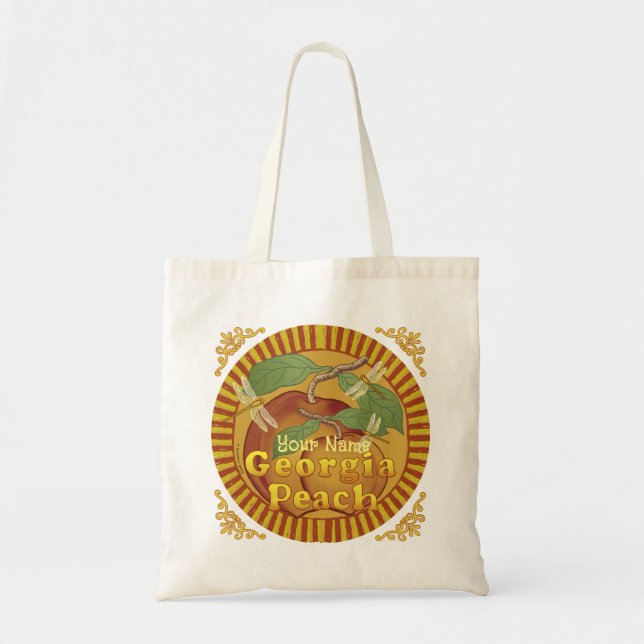 Georgia Peacher Rondo Tote Bag Tygkasse (Framsidan)