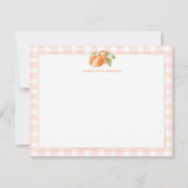 Georgia Peacher Stationery Anteckningskort (Framsida)