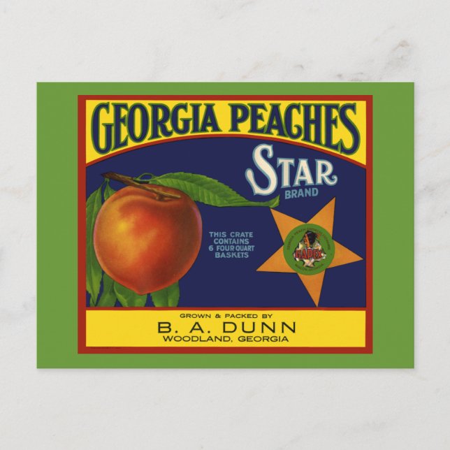 Georgia Peacher Vykort (Framsida)