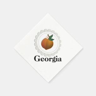 Georgia persika pappersservett
