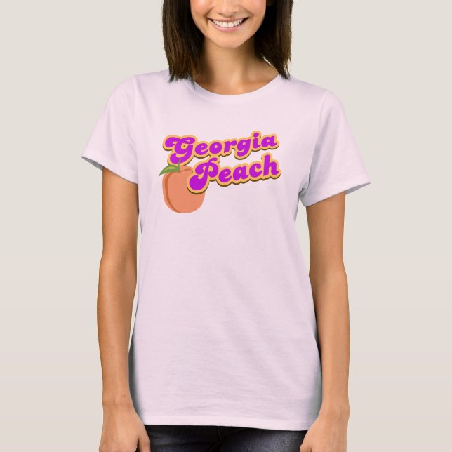 Georgia persika t shirt (Framsida)