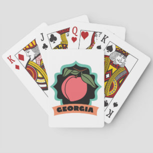 Georgia persikalogotyp casinokort