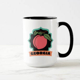 Georgia persikalogotyp mugg
