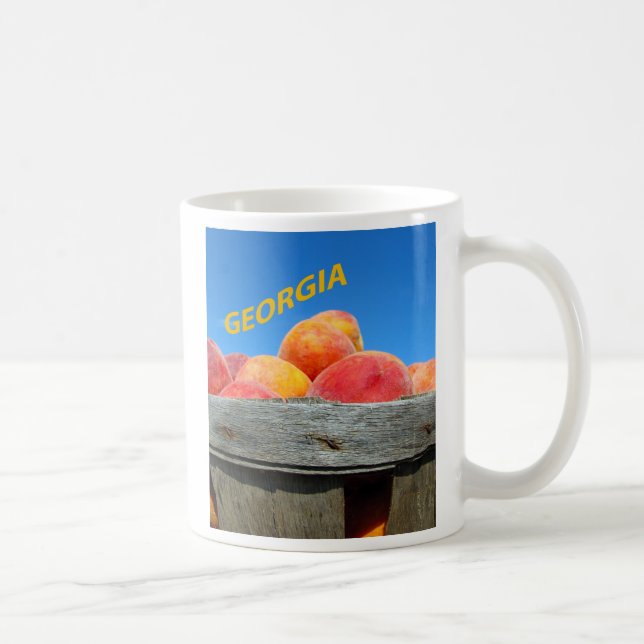 Georgia persikamugg kaffemugg (Höger)