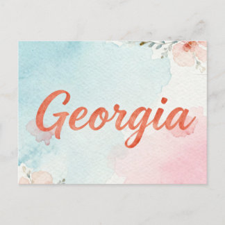 Georgia Postcard Vykort