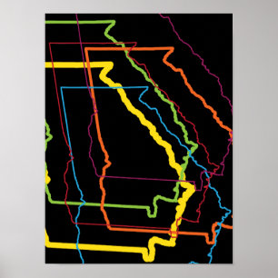 georgia pride blur poster