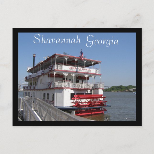 Georgia Queen Vykort (Framsida)