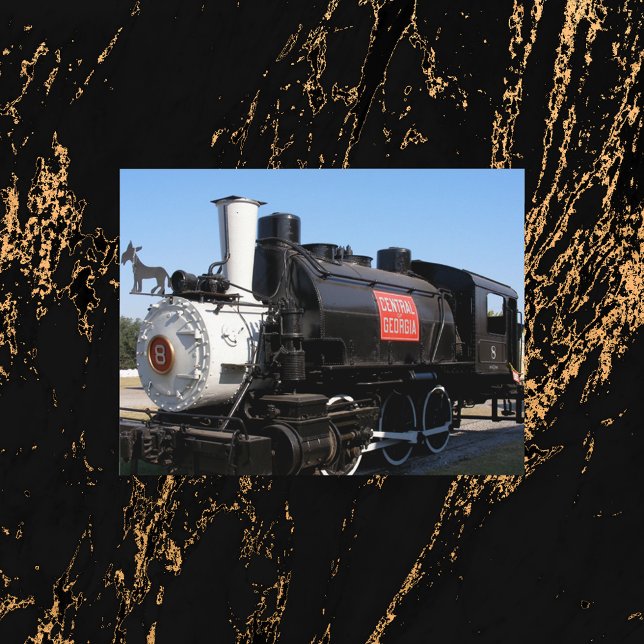 Georgia Railroad Tåg Photo Vykort (Skapare uppladdad)