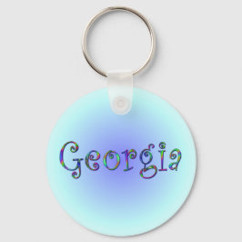 Georgia Rainbow Keychain Nyckelring