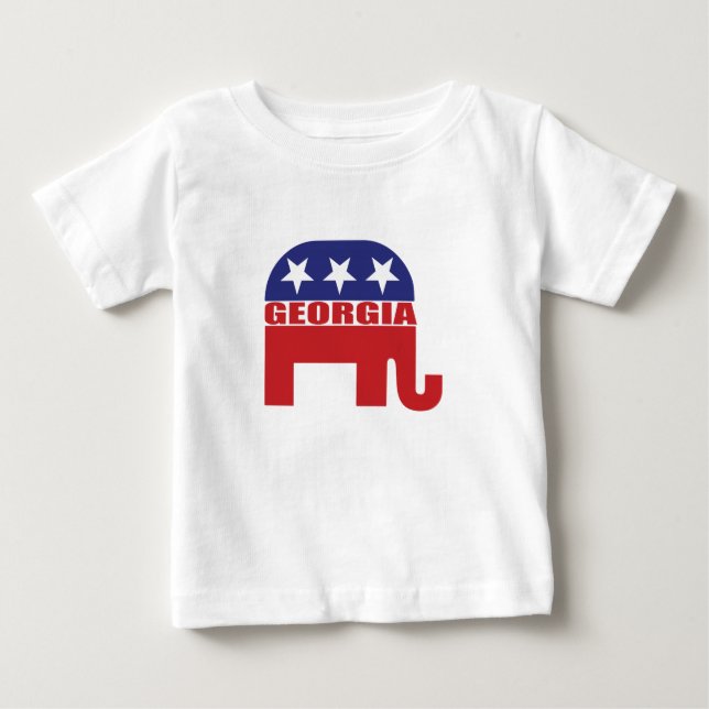 Georgia republikanelefant t shirt (Framsida)