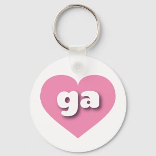 Georgia Rosa Heart - I kärlek ga Nyckelring