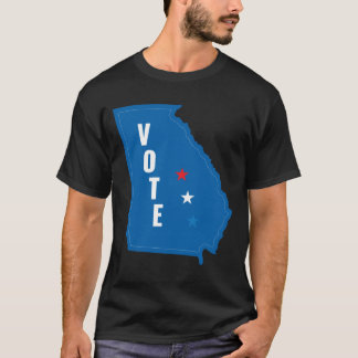 Georgia röstar demokratiskt patriotiskt uppmaning  t shirt