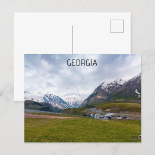 Georgia Sakartvelo liggande Vykort