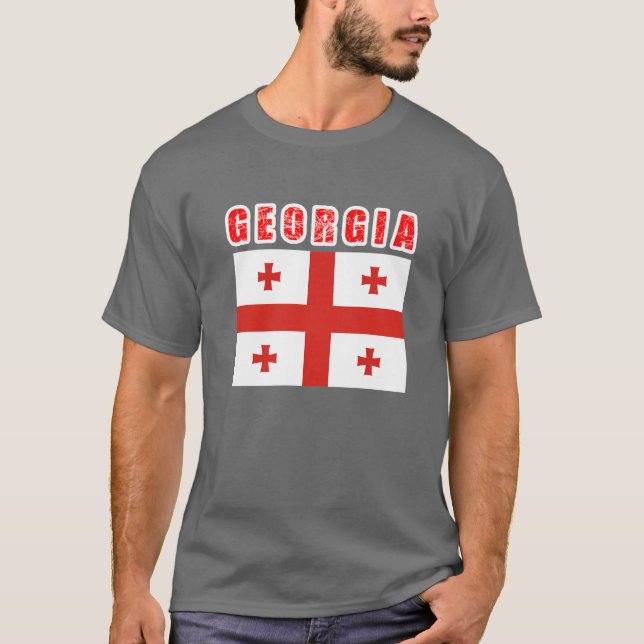 Georgia Sakartvelo T Shirt (Framsida)
