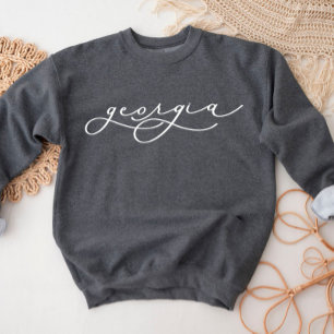 Georgia Script State Women's Sweatshirt T Shirt