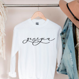Georgia Script State Women's Sweatshirt T Shirt