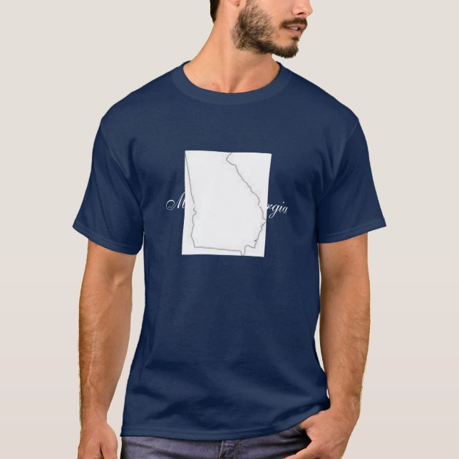 Georgia skjortor tee shirt (Framsida)