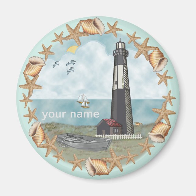 Georgia Snäckas Lighthouse-magnet Magnet (Framsidan)