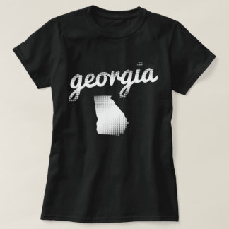 Georgia som är statlig i vit t-shirt
