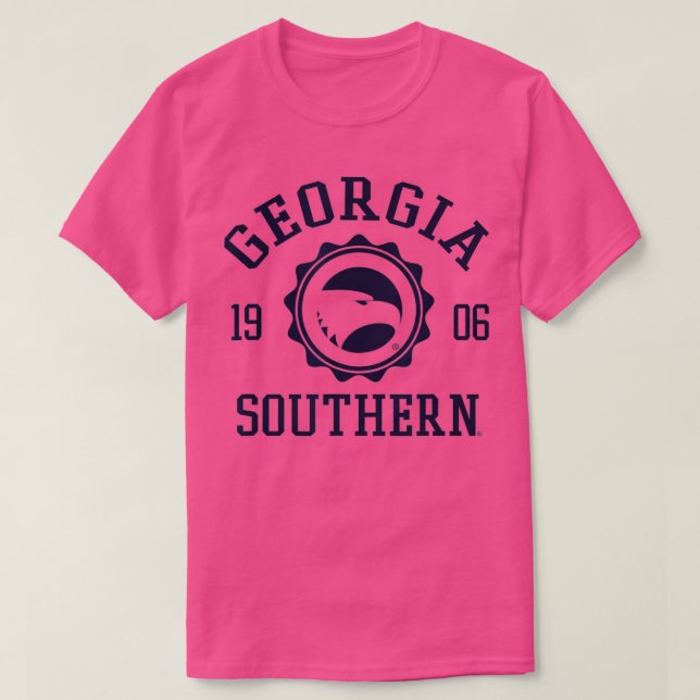 Georgia Southern Eagles Frimärke 1906 Officiellt L T Shirt (Design framsida)