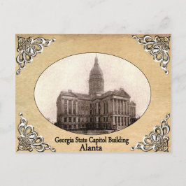 Georgia State Huvudstad Bygger Gammalt vykort