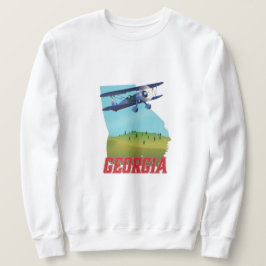 Georgia State USA Lång Ärmad Tröja