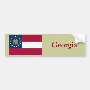 Georgia statlig flagga bildekal