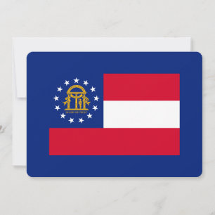 Georgia Statlig flagga Design