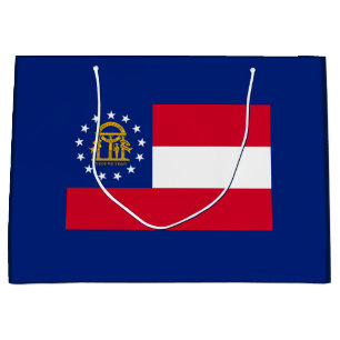 Georgia Statlig flagga Design