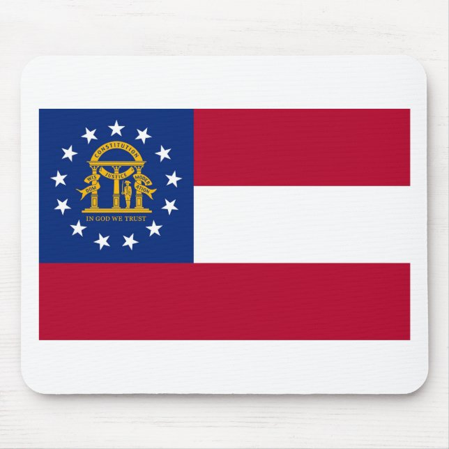 Georgia statlig flagga musmatta (Framsidan)