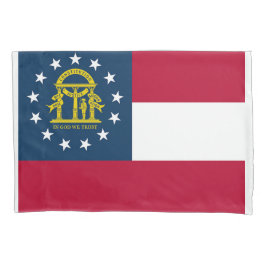 Georgia Statlig flagga Print Patriotc