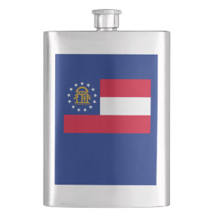 Georgia statlig flaggadesign fickplunta
