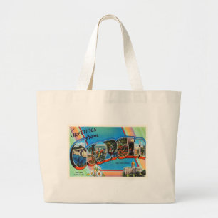 Georgia statlig GA gammal vintage resorsouvenir Jumbo Tygkasse