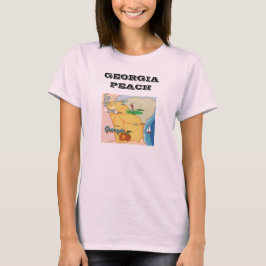 Georgia statlig persikakvinna Jersey T-tröja, Tee Shirt