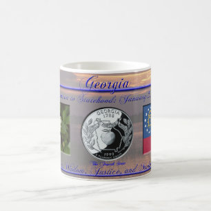 Georgia statligt jubileums- kaffemugg