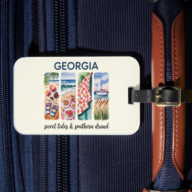 Georgia - Sweet Tides & Southern Drawl Bagagebricka (Framsida Insitu 4)