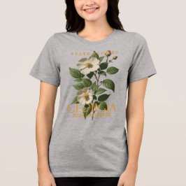 Georgia Territory Flower Rosa laevigata T Shirt