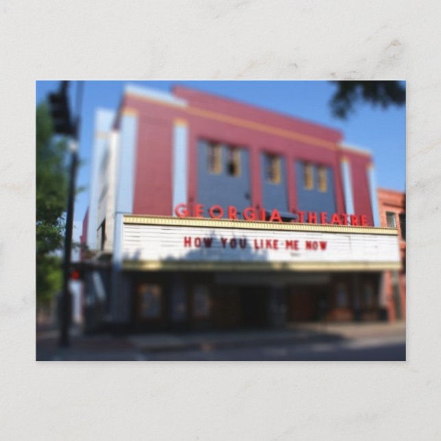 Georgia Theater Vykort (Framsida)