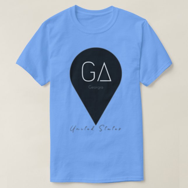 Georgia US T Shirt (Design framsida)